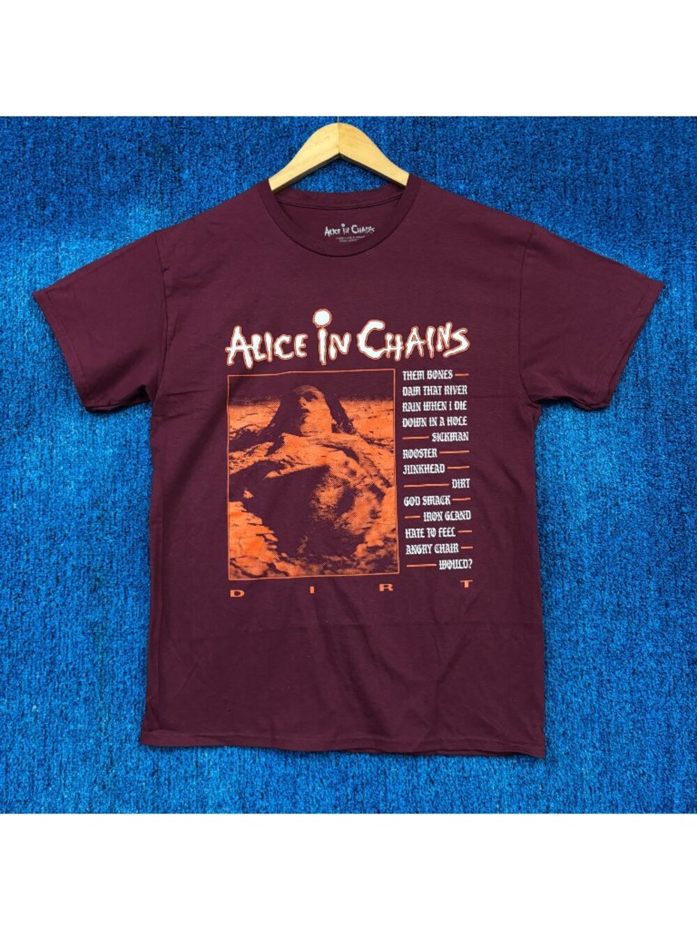 Alice in Chains Dirt Album Art & Tracklist Grunge Band Tee M